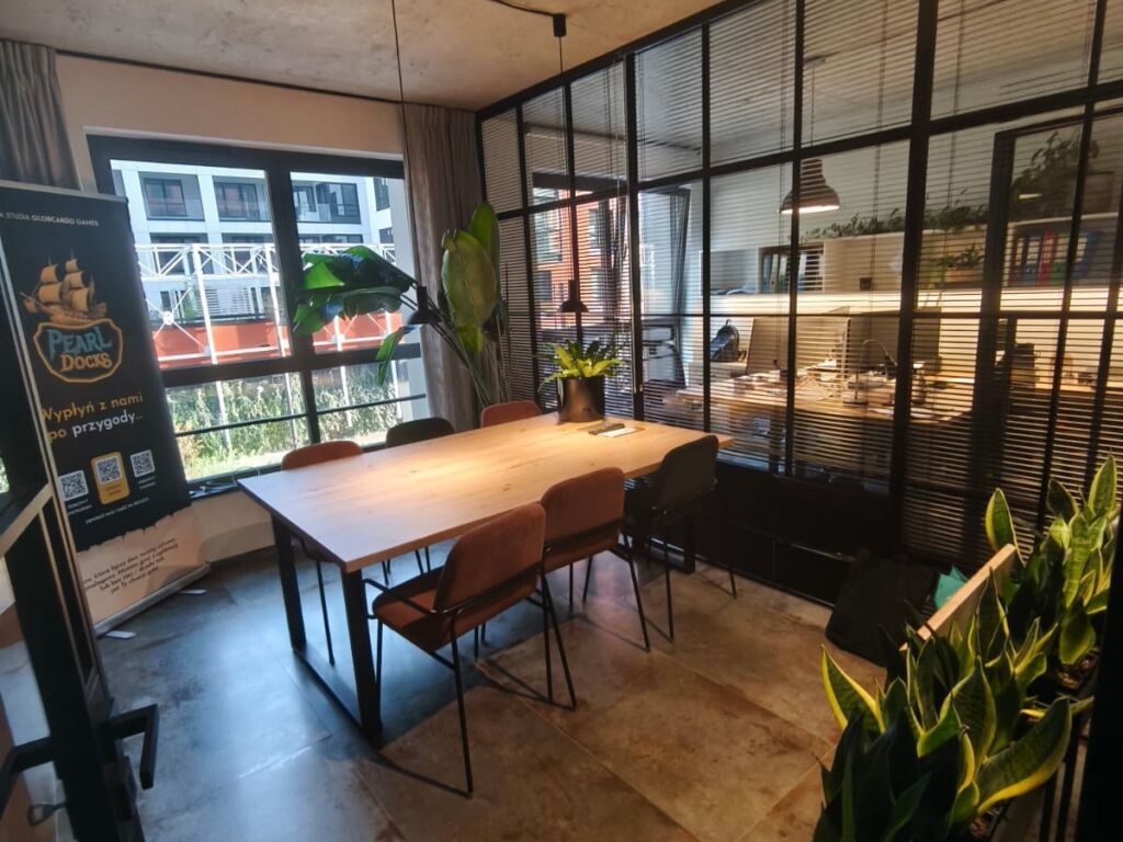 Conference room – where many of our ideas are born.