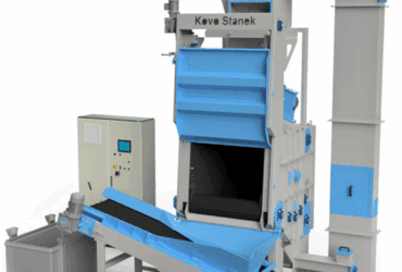 Alumetal-Technik TZB drum-type wheel blast machine