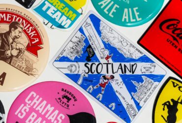 Resin stickers for various brands.