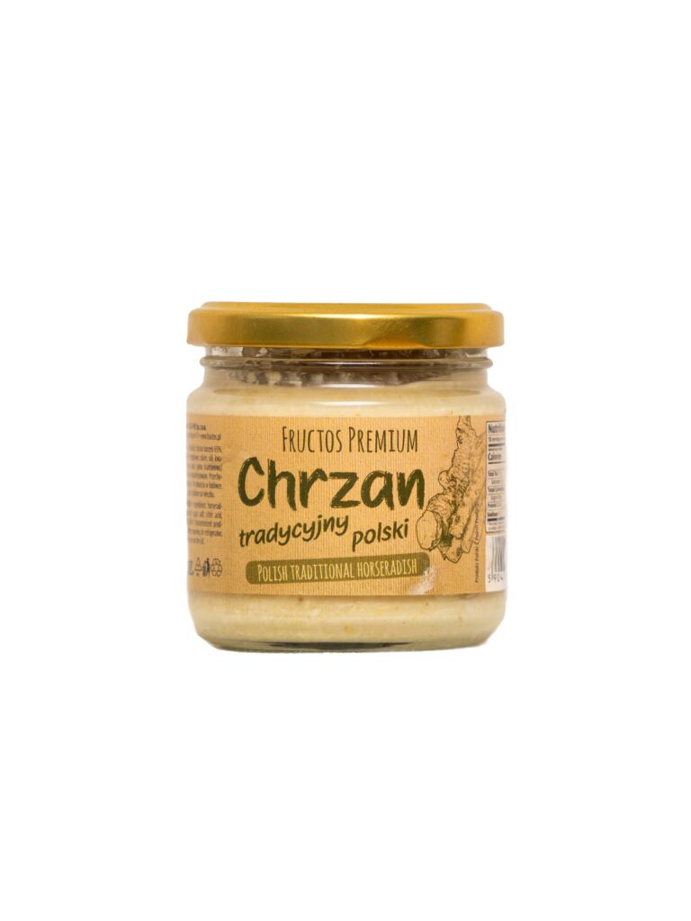 Sharp, aromatic Traditional Horseradish with a clean, natural heat — a classic, ready-to-use condiment.