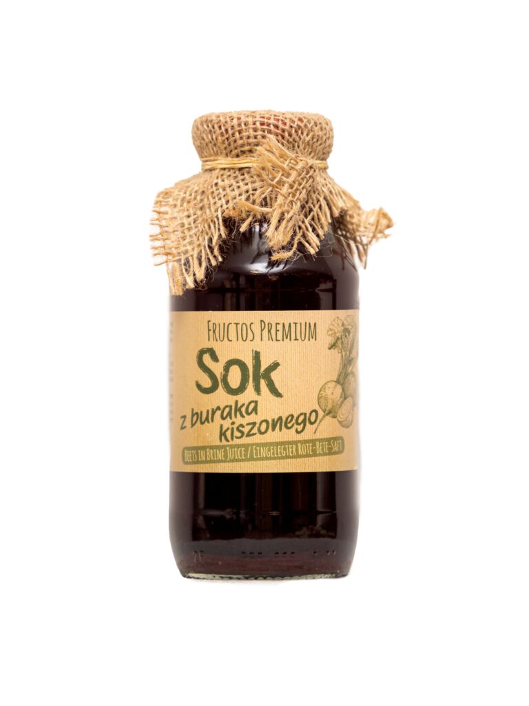 Naturally fermented beet juice with a tangy, refreshing flavor — rich in probiotics and ready to drink or use in recipes