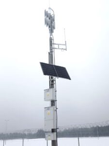 DSE-900S warning siren with solar power supply