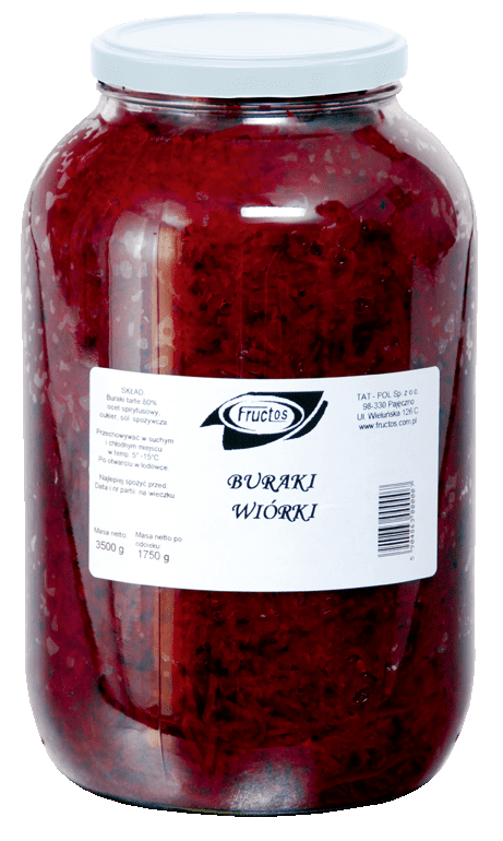 Ready-to-use beet shreds, cubes or slices — consistent quality and natural flavor designed for professional kitchen use.