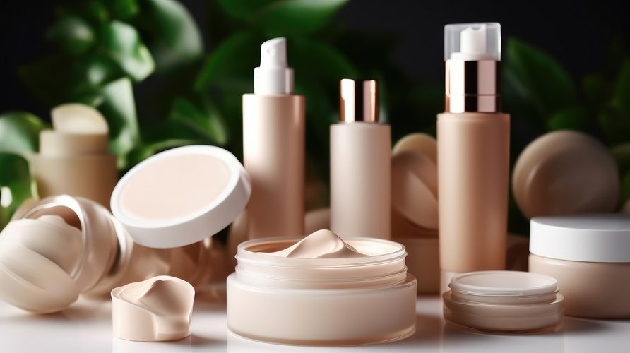 rózne kosmetyki pielęgnacyjne