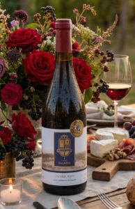 Cherry, blackcurrant, spices and a hint of chocolate – an elegant cuvée born on the sunny slopes of Melsztyn. 