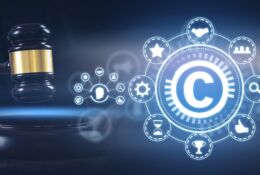 Grafika prezentująca ochronę własności intelektualnej