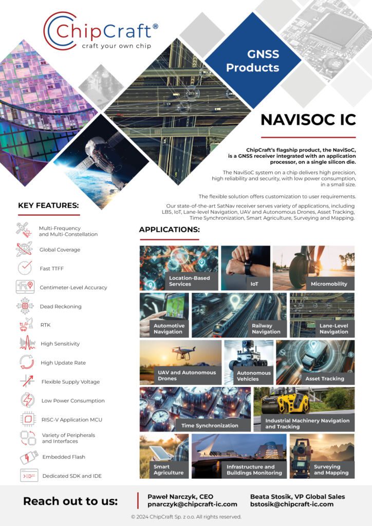NaviSoC chip flyer