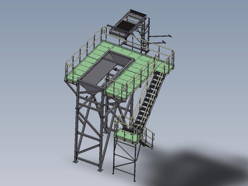 Sorter plaform - steel structure