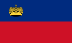 Flaga Liechtenstein